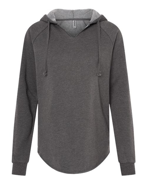 INDEPENDANT TRADING CO. LADIES LIGHTWEIGHT CALIFORNIA WAVE WASH HOODED SWEATSHIRT
