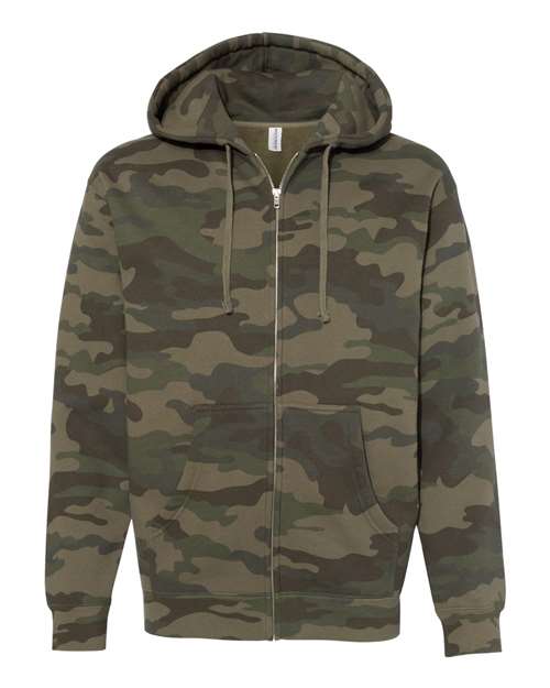 INDEPENDENT TRADING CO. HEAVYWEIGHT FULL-ZIP HOODED SWEATSHIRT