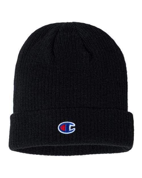 CHAMPION RIBBED KNIT CUFF TOQUE