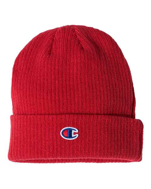 CHAMPION RIBBED KNIT CUFF TOQUE