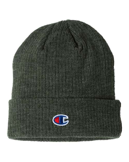 CHAMPION RIBBED KNIT CUFF TOQUE