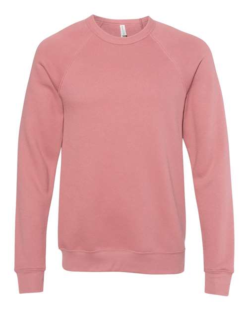 BELLA + CANVAS SPONGE FLEECE RAGLAN CREWNECK SWEATSHIRT