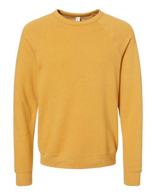 BELLA + CANVAS SPONGE FLEECE RAGLAN CREWNECK SWEATSHIRT