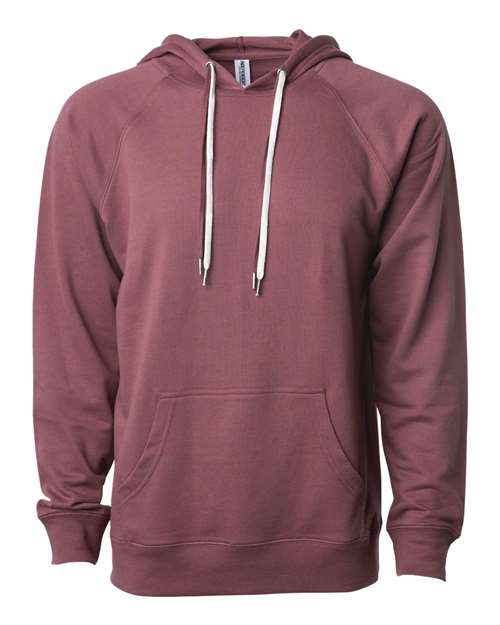 INDEPENDANT TRADING CO. ICON LIGHTWEIGHT LOOPBACK TERRY HOODED SWEATSHIRT
