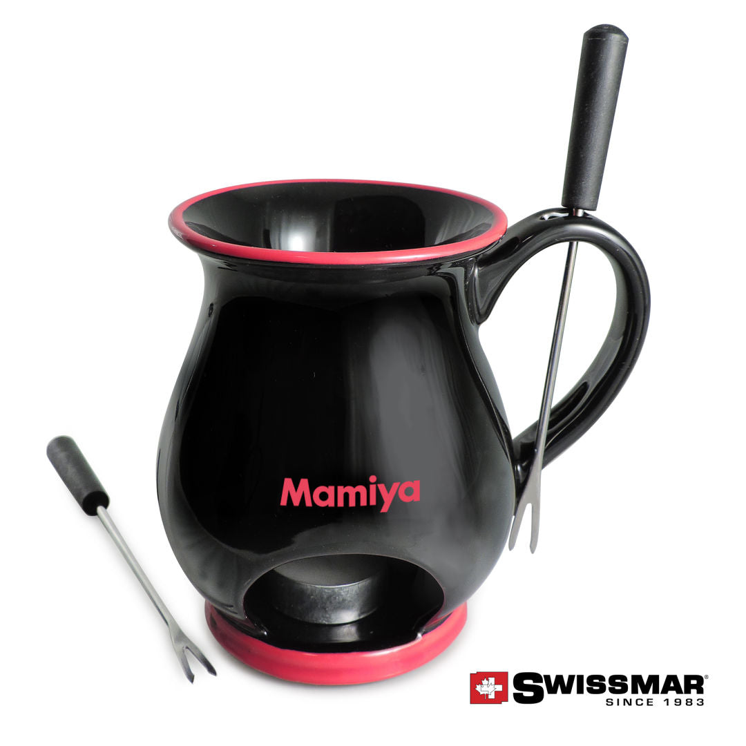SWISSMAR INDULGE 4PC FONDUE SET