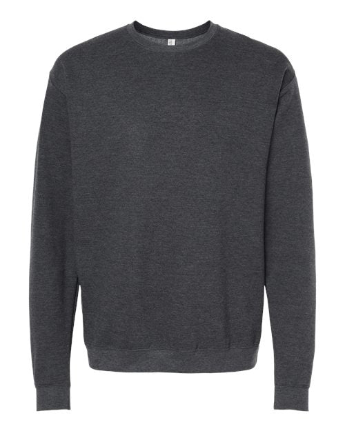 M&O KNITS ADULT UNISEX CREWNECK FLEECE