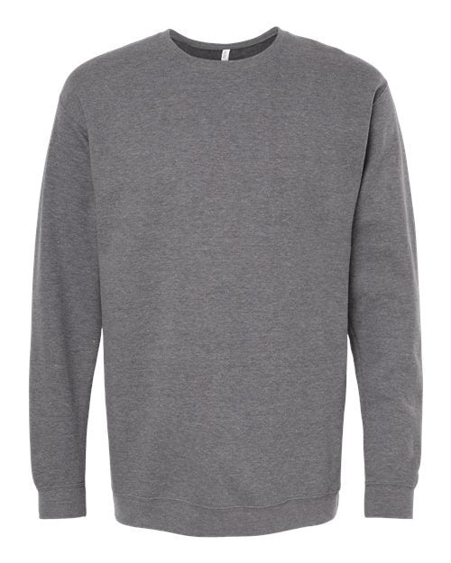 M&O KNITS ADULT UNISEX CREWNECK FLEECE