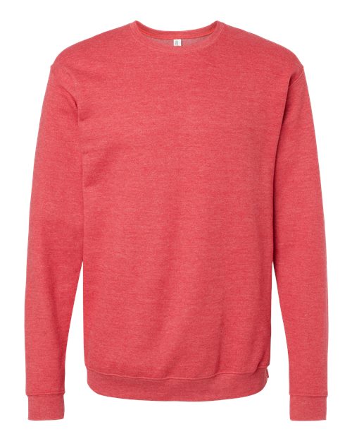 M&O KNITS ADULT UNISEX CREWNECK FLEECE