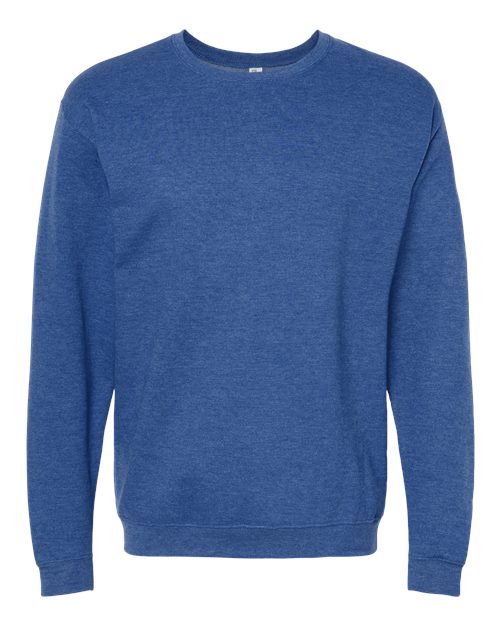 M&O KNITS ADULT UNISEX CREWNECK FLEECE