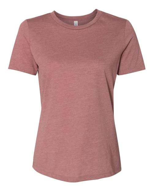 BELLA + CANVAS LADIES RELAXED FIT HEATHER CVC TEE