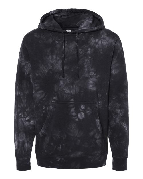 INDEPENDENT TRADING CO. MIDWEIGHT TIE-DYED HOODED SWEATSHIRT
