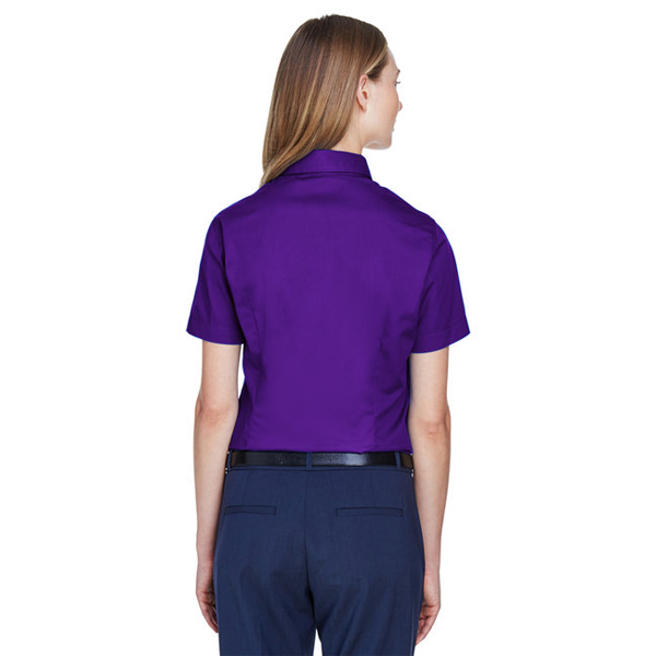 CORE365 LADIES OPTIMUM SHORT SLEEVE TWILL DRESS SHIRT
