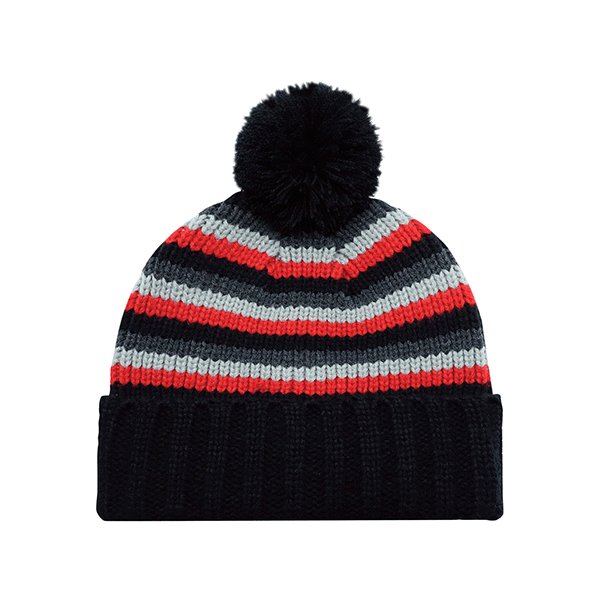 AJM CHUNKY KNIT POM POM TOQUE