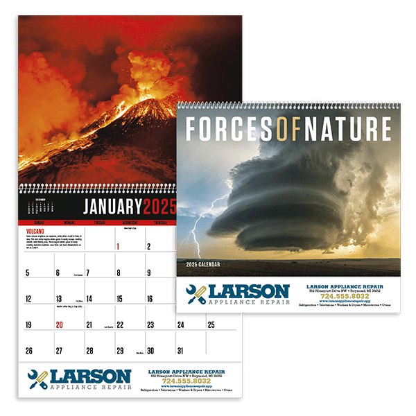 FORCES OF NATURE CALENDAR