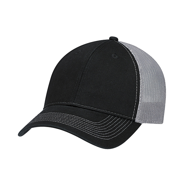 AJM ENZYME WASHED DELUXE TWILL/SOFT NYLON HAT
