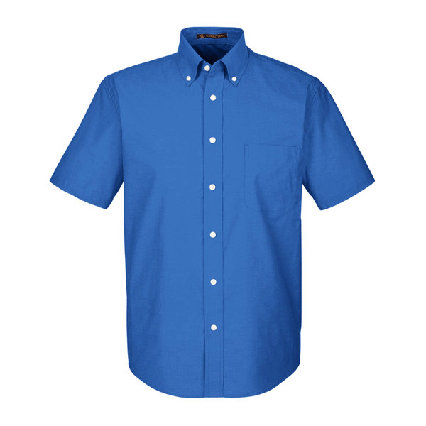 HARRITON MEN S SHORT SLEEVE OXFORD DRESS SHIRT