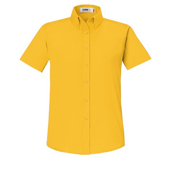 CORE365 LADIES OPTIMUM SHORT SLEEVE TWILL DRESS SHIRT
