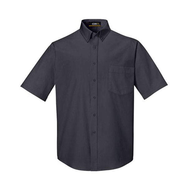 CORE365 MEN'S OPTIMUM SHORT SLEEVE TWILL DRESS SHIRT