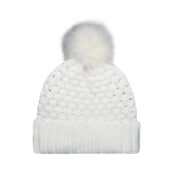 AJM BUBBLE KNIT POM POM TOQUE