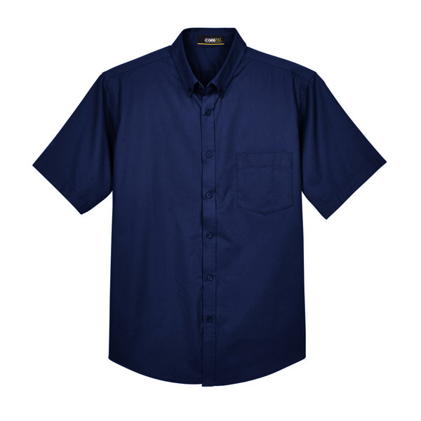 CORE365 MEN'S OPTIMUM SHORT SLEEVE TWILL DRESS SHIRT