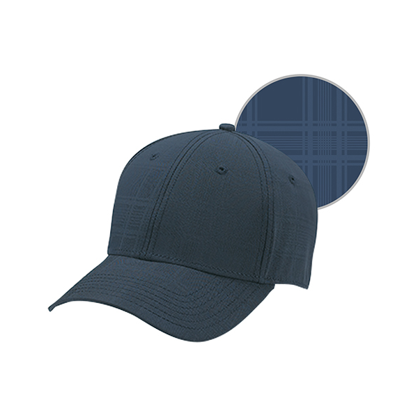 AJM POLYESTER PLAID AND SPANDEX FITTED HAT