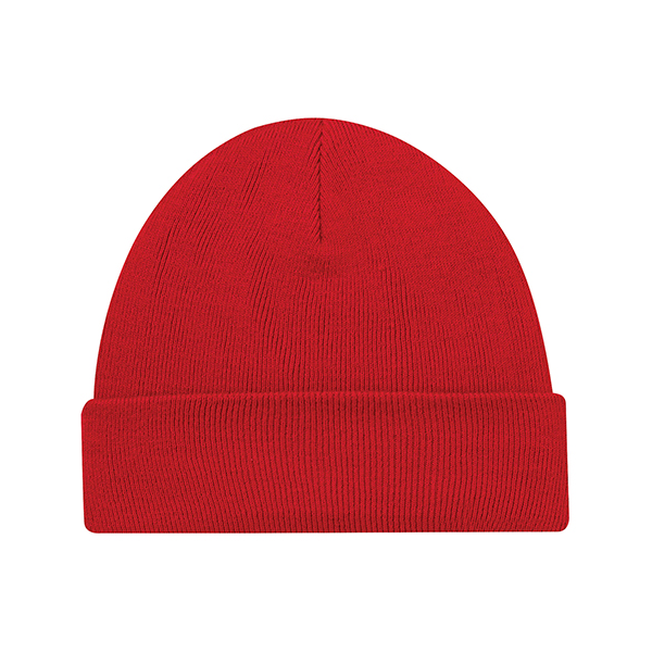 AJM ACRYLIC RIB KNIT CUFF TOQUE