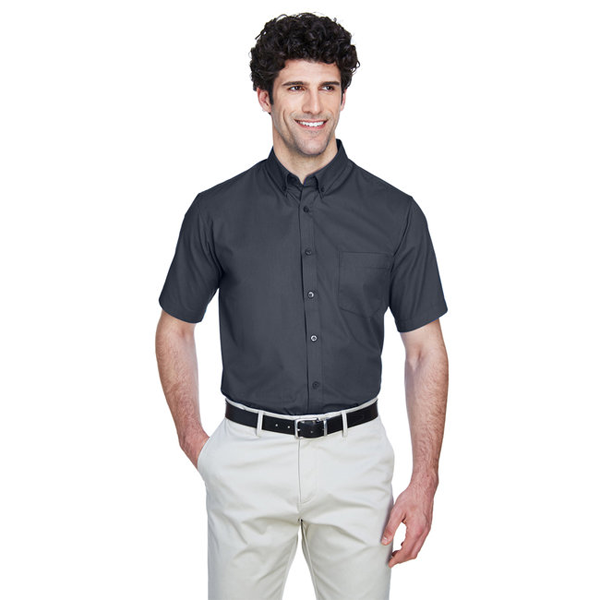 CORE365 MEN'S OPTIMUM SHORT SLEEVE TWILL DRESS SHIRT