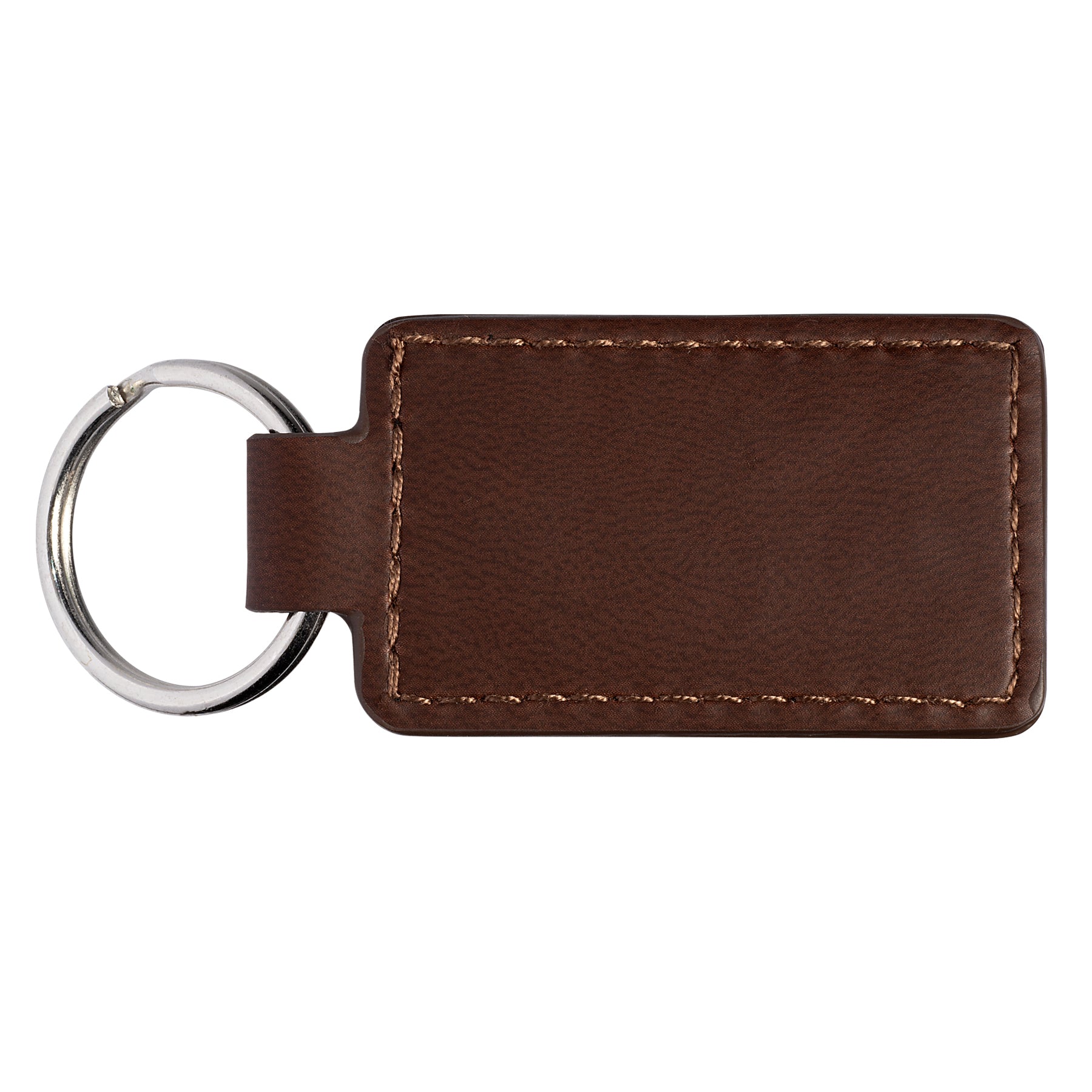 TUSCANY PU LEATHER RECTANGLE KEY RING