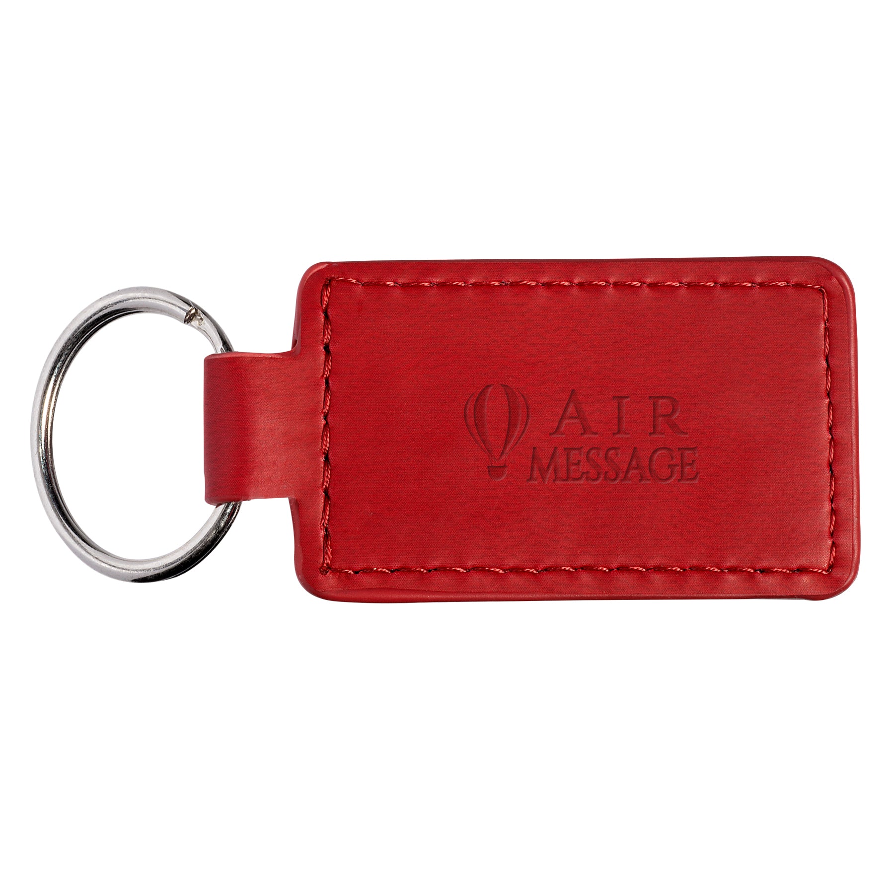 TUSCANY PU LEATHER RECTANGLE KEY RING