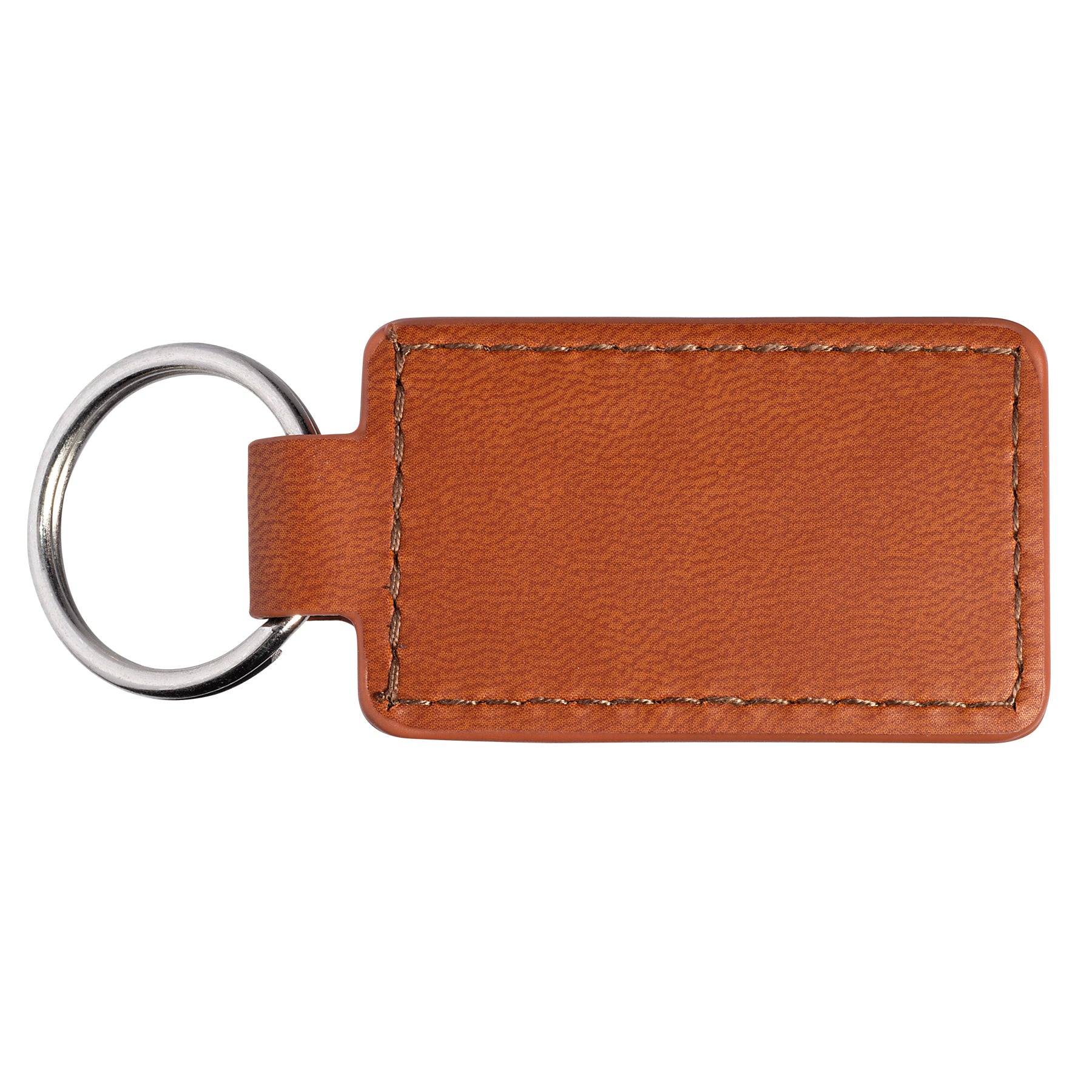 TUSCANY PU LEATHER RECTANGLE KEY RING