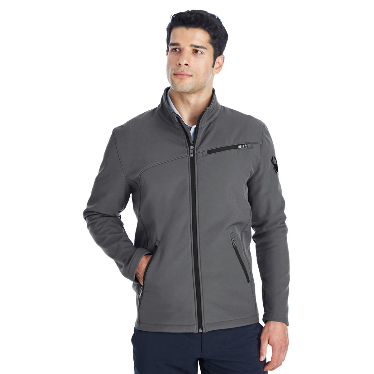 SPYDER MEN'S TRANSPORT SOFT SHELL JACKET