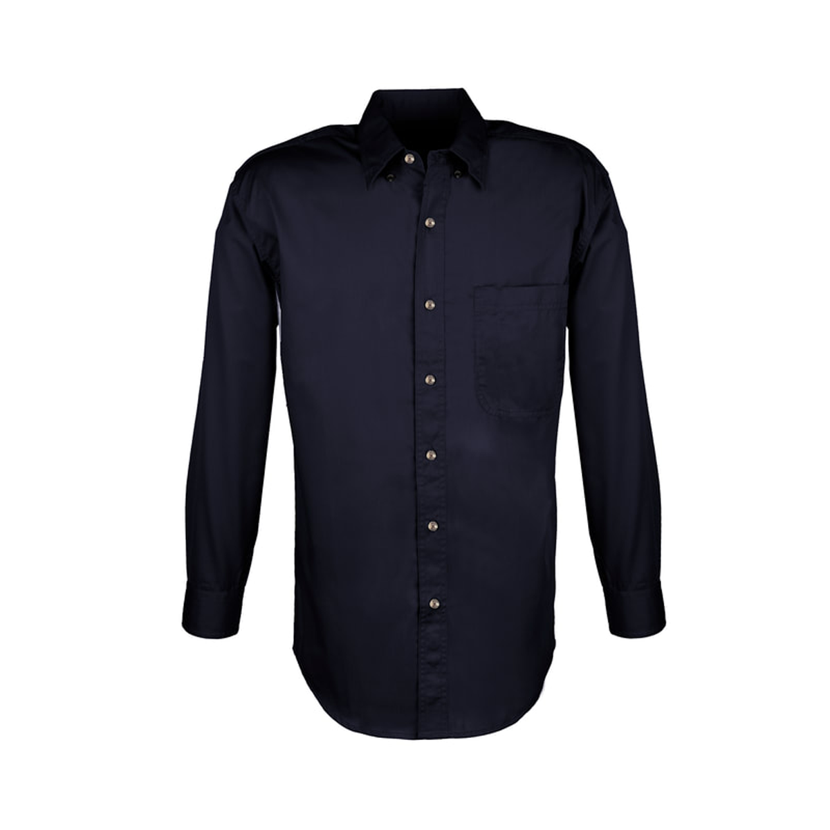 TEXX CANADA MEN'S LONG SLEEVE EASY CARE COTTON BLEND DRESS SHIRT