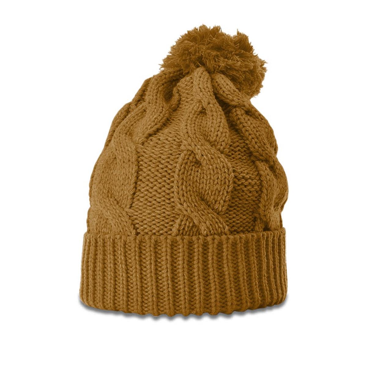 RICHARDSON CHUNK TWIST KNIT BEANIE WITH CUFF AND POM