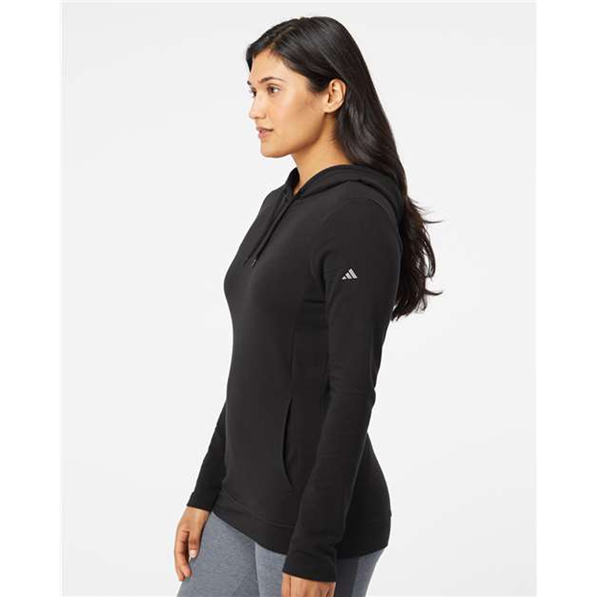 ADIDAS LADIES LIGHTWEIGHT HOODED SWEATSHIRT