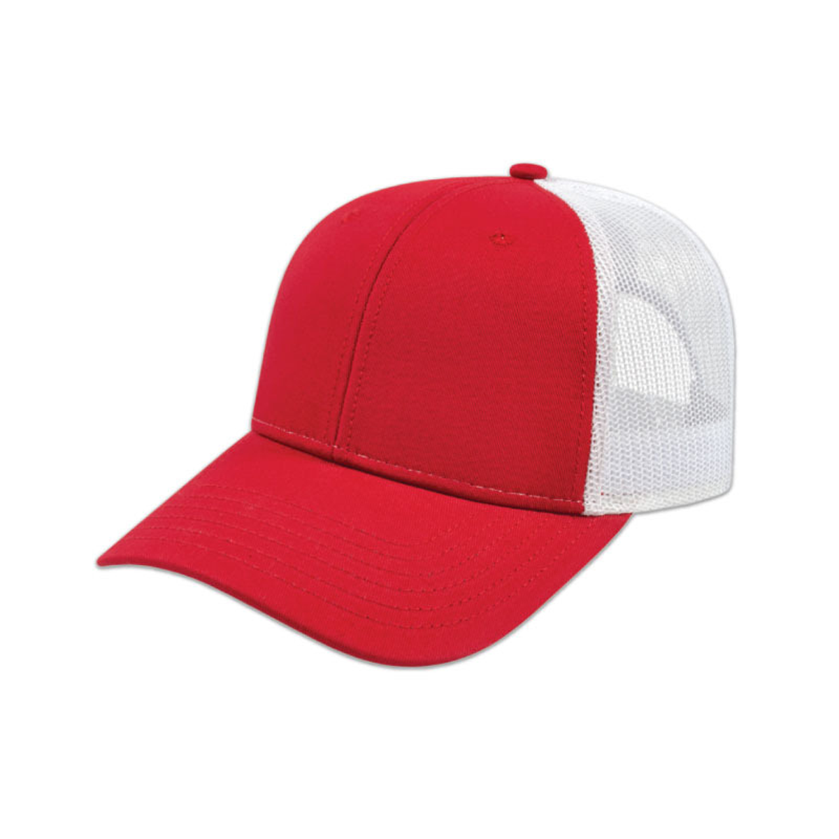CAP AMERICA LOW PROFILE MODIFIED FLAT BILL TRUCKER SNAPBACK HAT