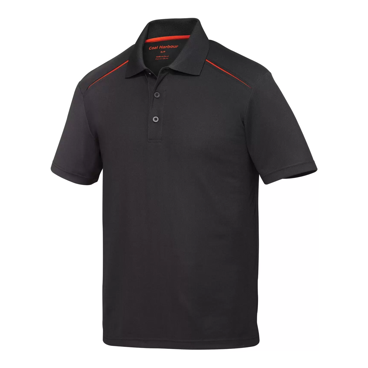 COAL HARBOUR MEN'S SNAG RESISTANT CONTRAST INSET POLO SHIRT