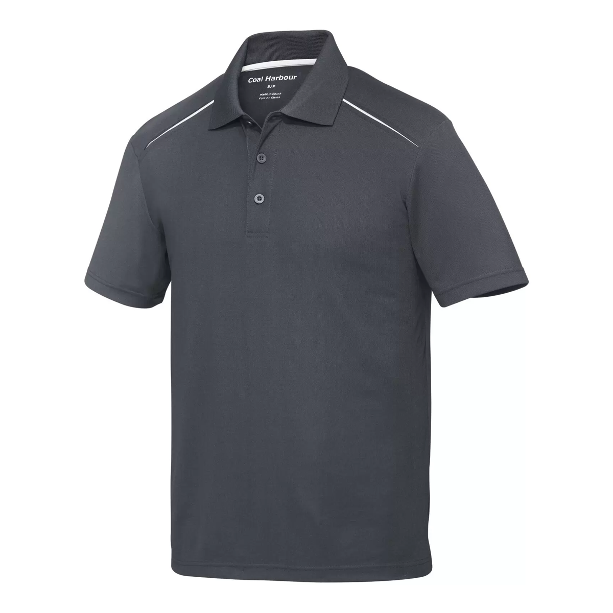 COAL HARBOUR MEN'S SNAG RESISTANT CONTRAST INSET POLO SHIRT