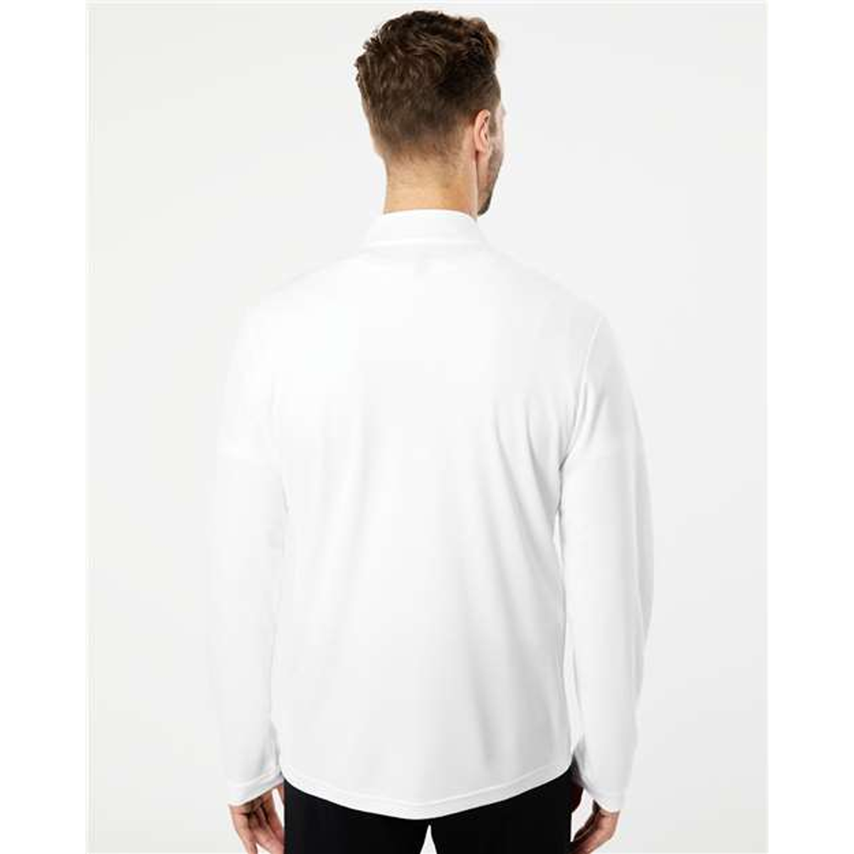 ADIDAS MEN'S LIGHTWEIGHT QUARTER-ZIP PULLOVER
