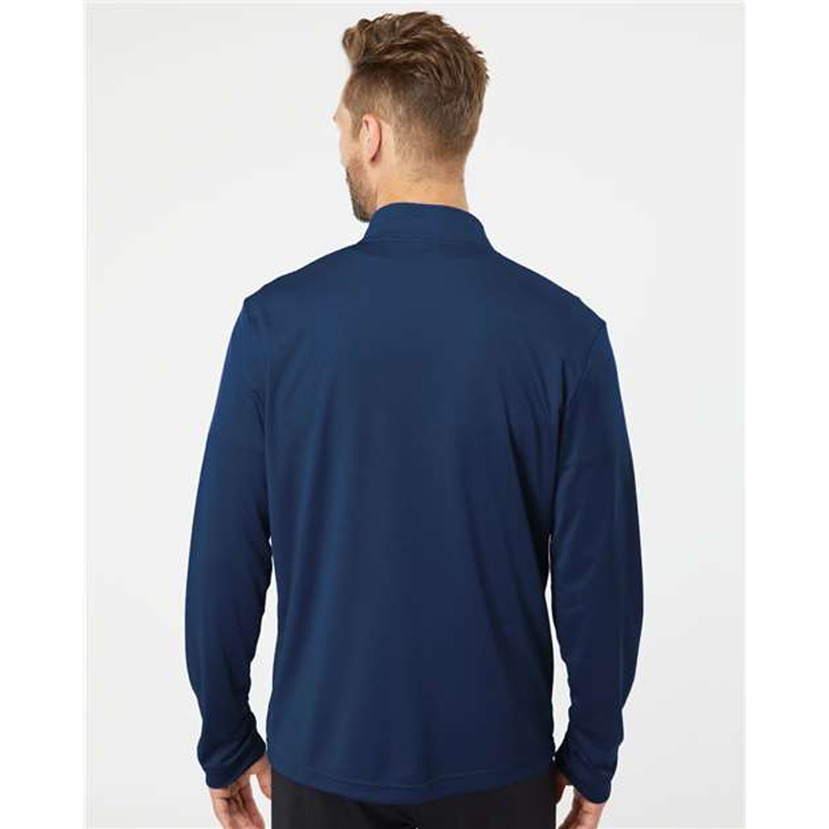 ADIDAS MEN'S LIGHTWEIGHT MOCK NECK QUARTER-ZIP