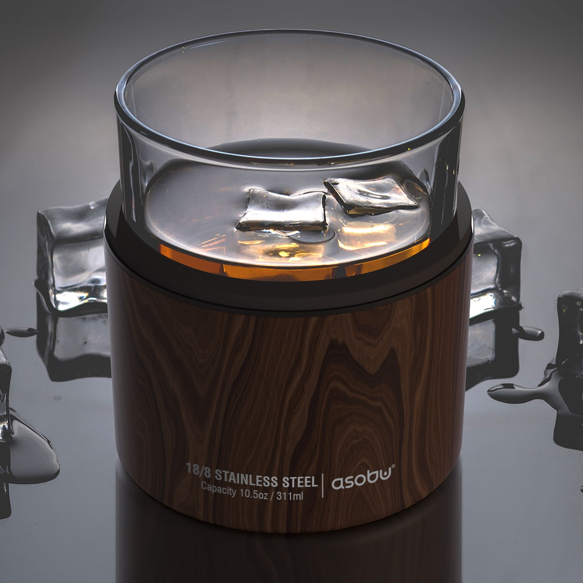 ASOBU INSULATED "ON THE ROCKS" COOLER