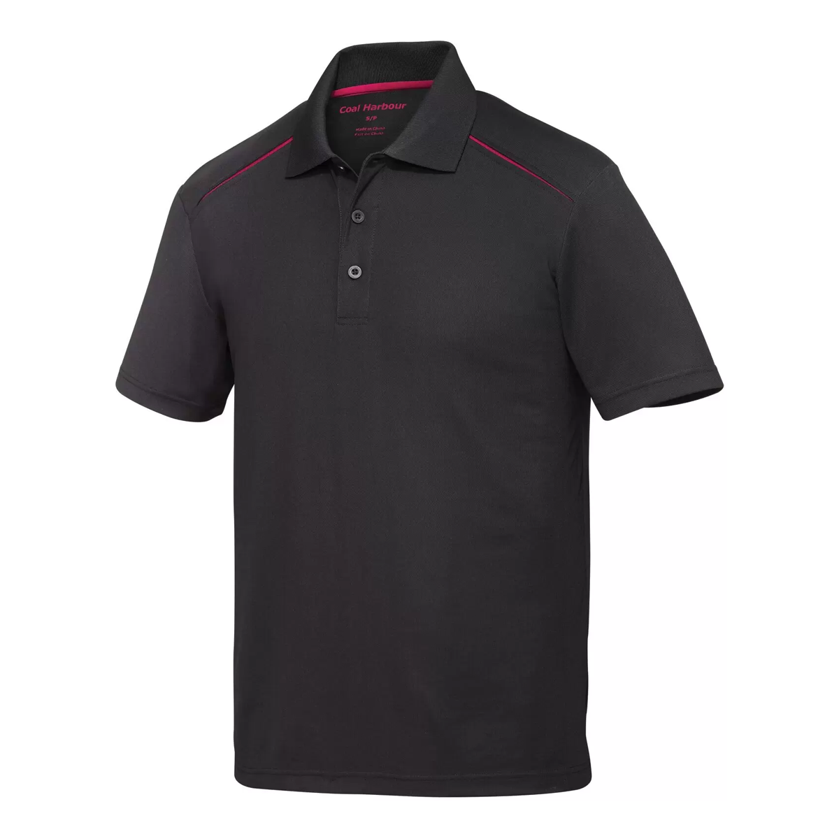 COAL HARBOUR MEN'S SNAG RESISTANT CONTRAST INSET POLO SHIRT