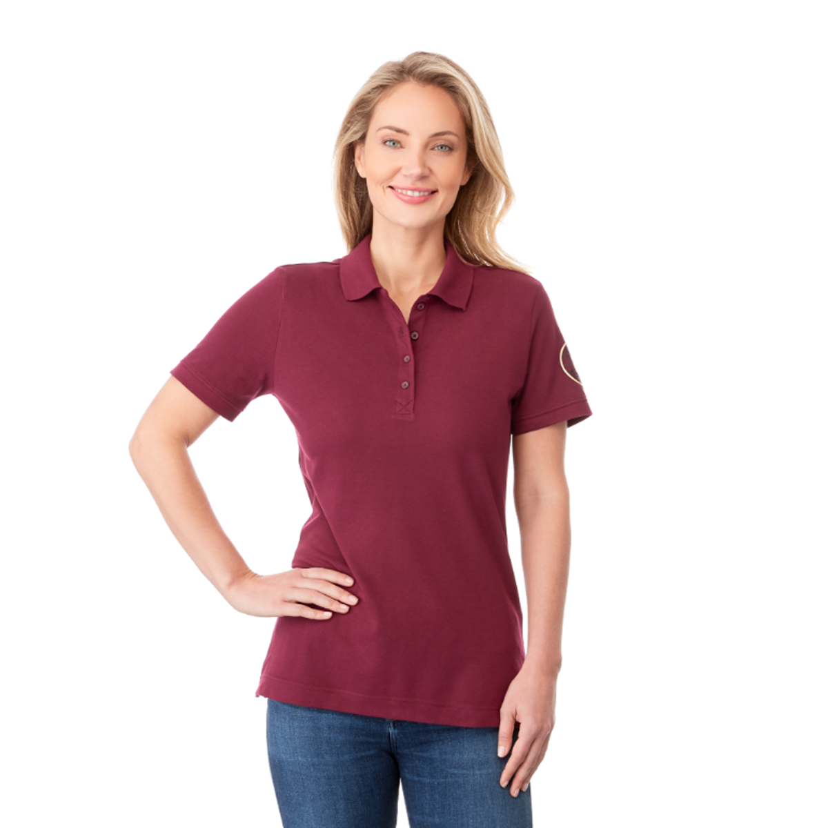 LANDMARK LADIES CRANDELL SS POLO SHIRT