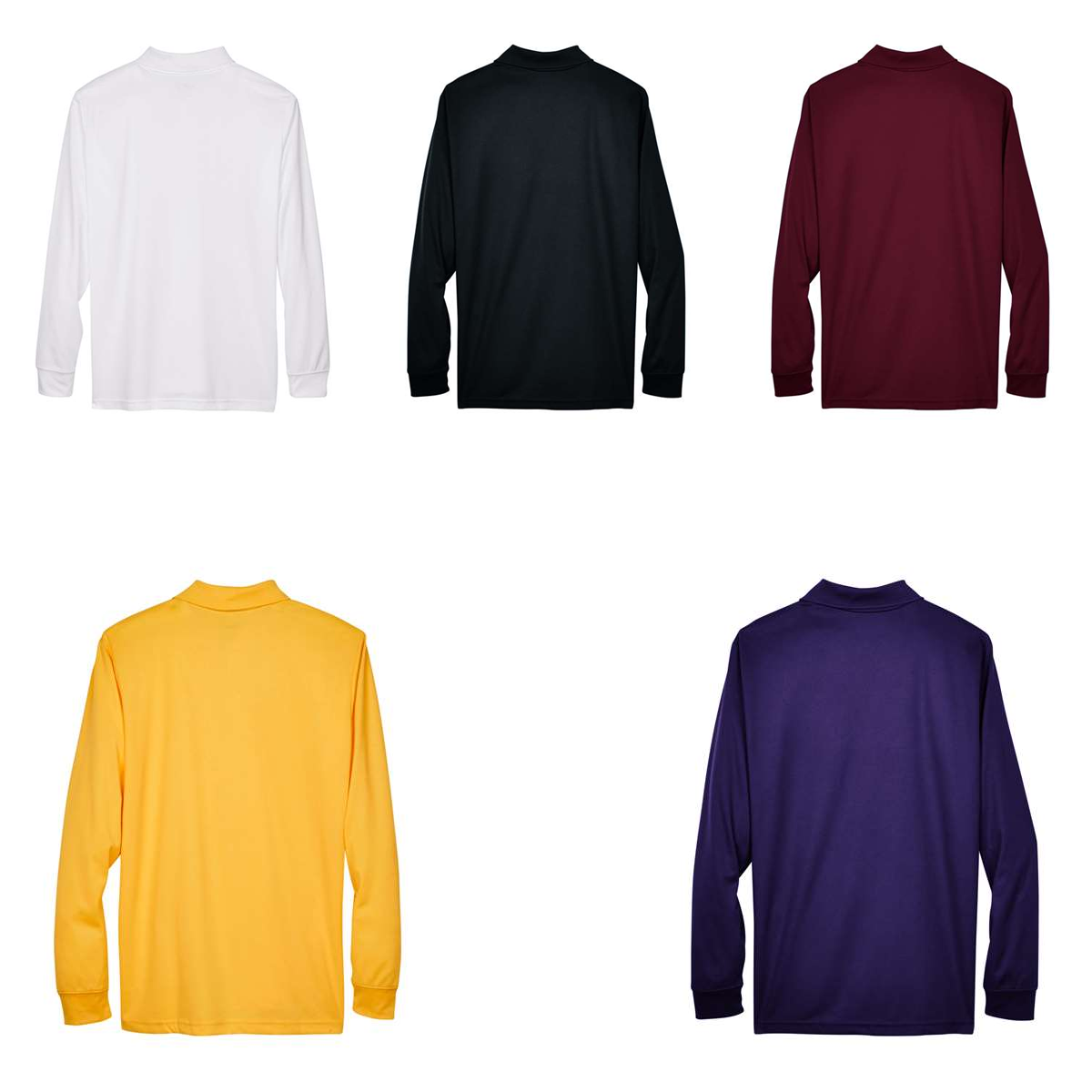 CORE365 MEN'S PINNACLE PERFORMANCE LONG-SLEEVE PIQUE POLO