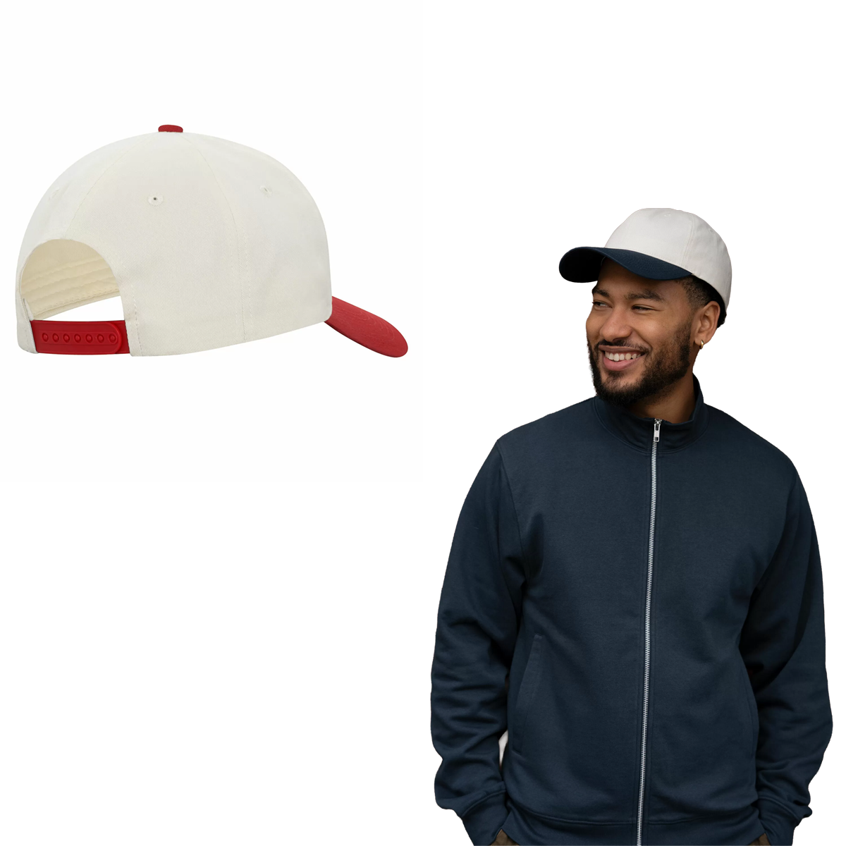 KOI TWO TONE LOW PROFILE UNSTRUCTURED SNAPBACK HAT