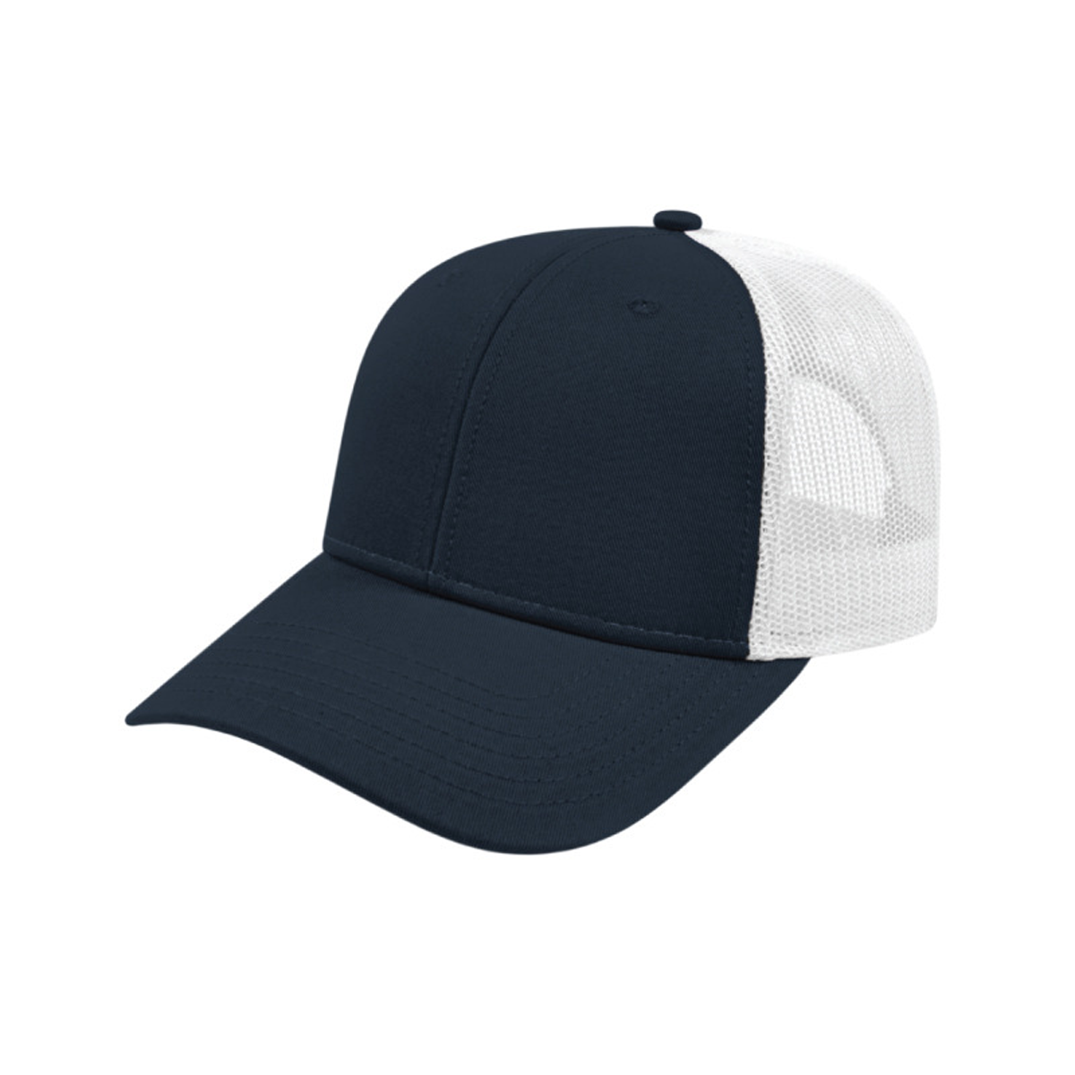 CAP AMERICA LOW PROFILE MODIFIED FLAT BILL TRUCKER SNAPBACK HAT