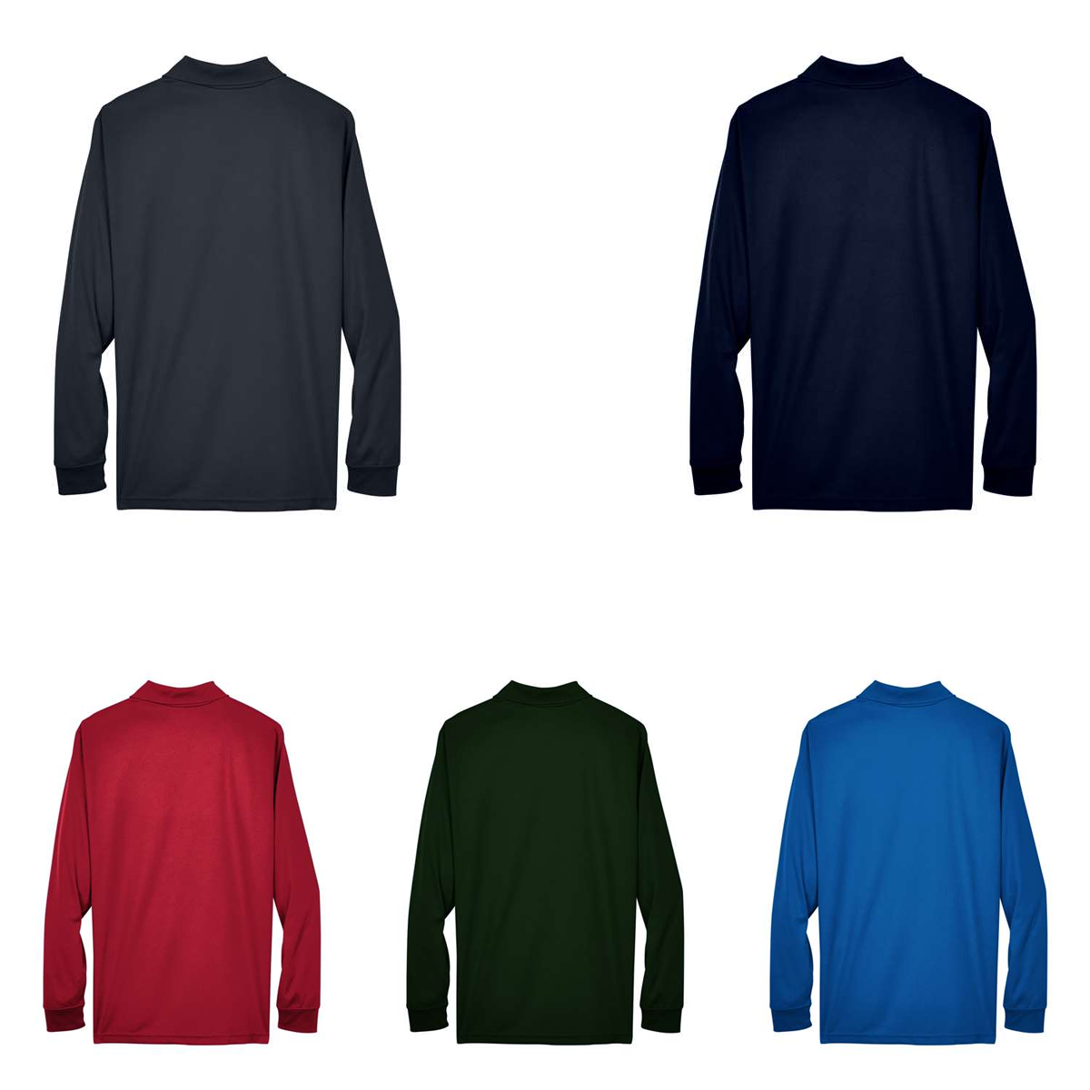 CORE365 MEN'S PINNACLE PERFORMANCE LONG-SLEEVE PIQUE POLO