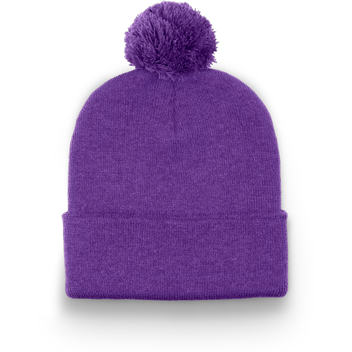 DIVISION TRADITIONAL SOLID CUFF TOQUE WITH POM