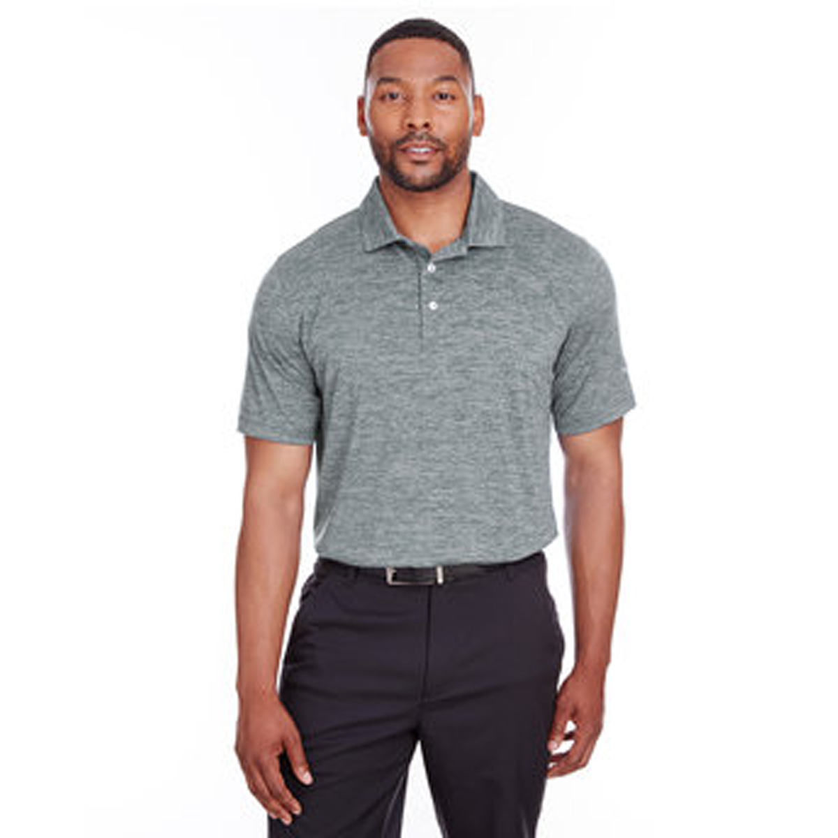 PUMA GOLF MEN'S ICON HEATHER POLO