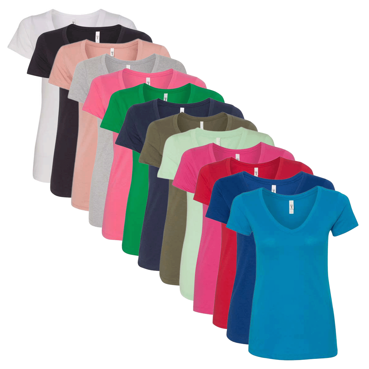 NEXT LEVEL LADIES IDEAL V-NECK T-SHIRT