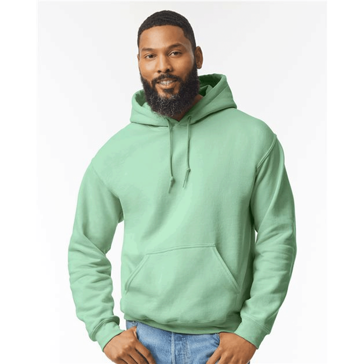 GILDAN ADULT HEAVYWEIGHT HEATHER BLEND HOODIE